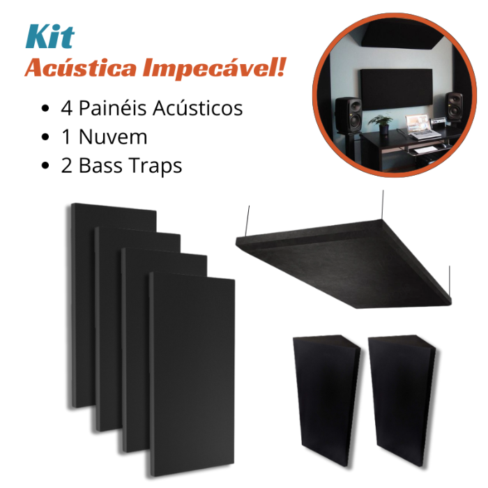 Kit Acústica Impecável | Kit Impecável | Sonar Acústicos